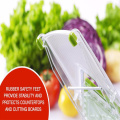 WALFOS Mandoline Slicer Manual Vegetable Cutter with 4 Blade Potato Carrot Grater for Vegetable Onion Slicer Kitchen Accessories