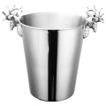 3L Ice Bucket Stainless Steel Wine Ice Bucket Wine Cooler Chiller Bottle Cooler Champagne Beer Cold Water Machine Ice Bucket Sil