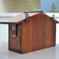 1PC Wooden Mailbox Outddor Post Box Rainproof Suggestion Box Creative Letter Box for Home Company