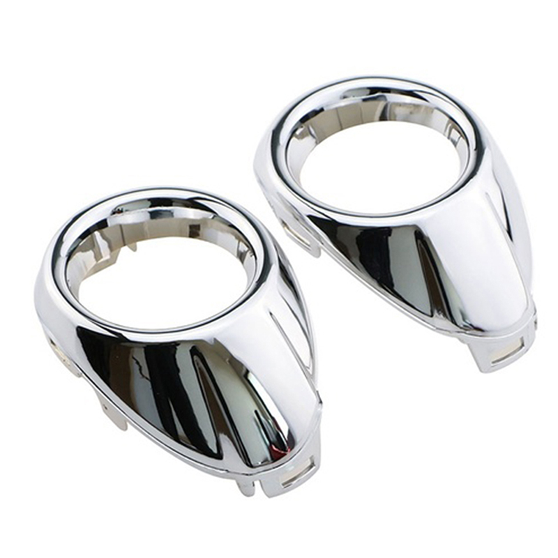 2pcs Per Set Car styling Front Fog Lamp Frame Modified Head Fog Light Decoration Cover For Ford Focus 3 Accessories Abs Chrome
