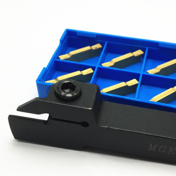 10PCS MGMN150 NC3020 Slotted Carbide Insert + 1PCS MGEHR2020-1.5 Turning Tool Holder, MGEHR Turning Tool Metal Lathe Tool