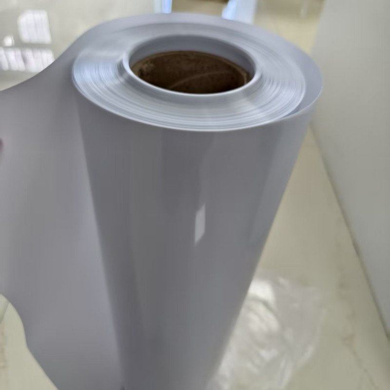 White glossy PET film 06