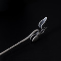 925 Sterling Silver Chinese Sticks For Hair Accessories Vintage Broad Bean Bud Plant Luxury Jewelry Gift Women Hair Stick Pin