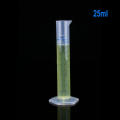 4pcs/lot 25ml Plastic Measuring Cylinder Graduated Cylinder Laboratory Test Scale line Flask Cylinder