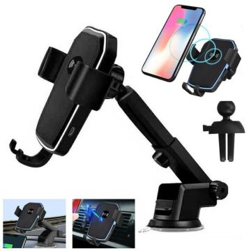 10W Wireless Charger Car Mount For Air Vent Mount Car Phone Holder Infrared Fast Wireless Charging Car Accessories Interior