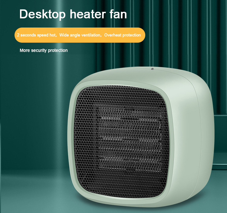 Mini ptc hot air Desk Fan Heater