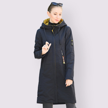 2020 NEW Spring Autumn Women Coat Warm Thin Cotton Jacket Long Plus Size 6XL 58/60 Fashion High Quality Outwear Hooded Parka