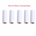 5PCS 57x30mm Thermal Receipt Paper Roll for Mobile POS 58mm Thermal Printer Lot