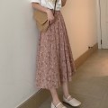 2020 Summer Skirt Women High Waist Fashion Retro Beach Printed Chiffon Skirt Female Elegant Beach Bohemia Skirt New