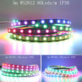 WS2812B WS2812 RGB Led Strip Light Individually Addressable IC SP107E Bluetooth Music ControIIer DC5V Transformer Power SuppIy