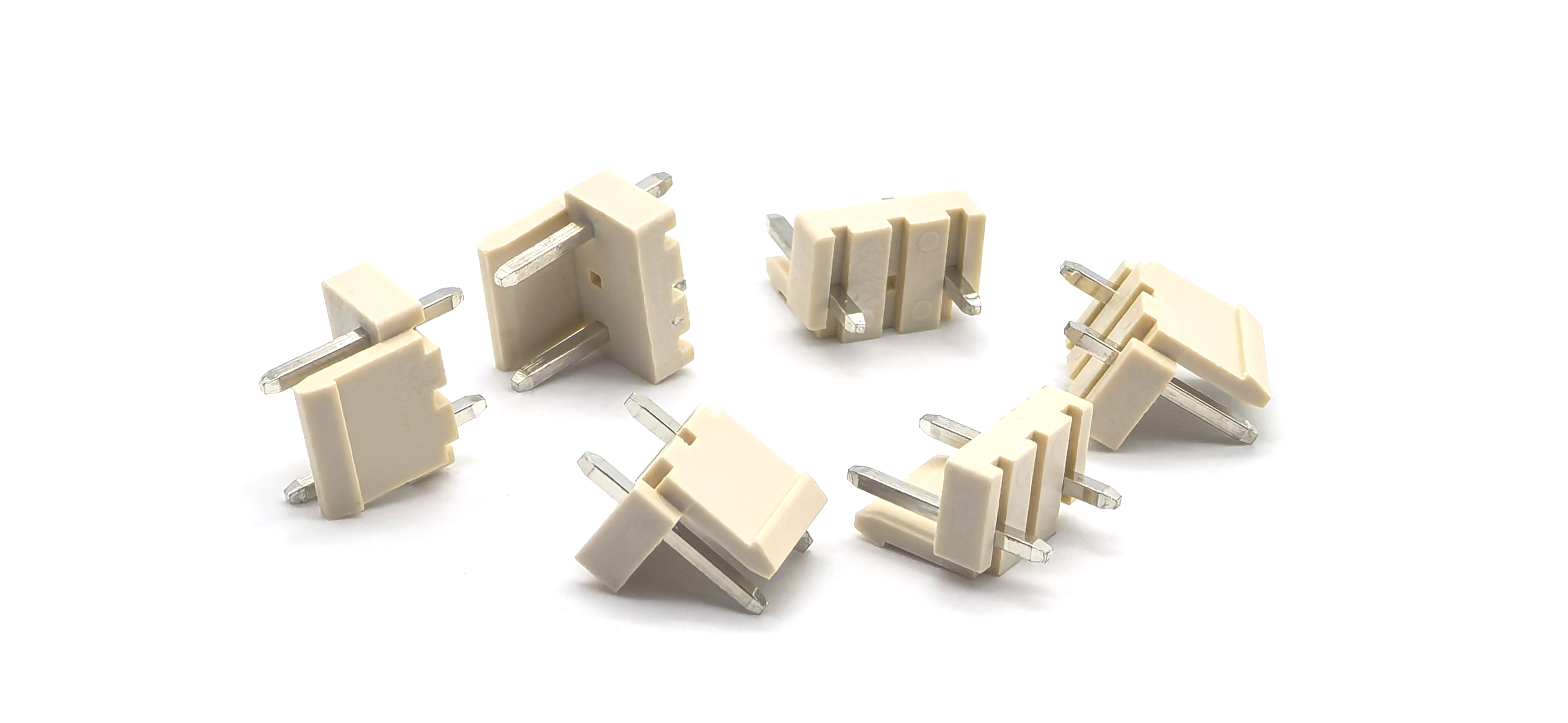 Wafer VH3.96 180-degree DIP NL66-V0 Beige 3P with Empty 2nd PIN Pin header Connector