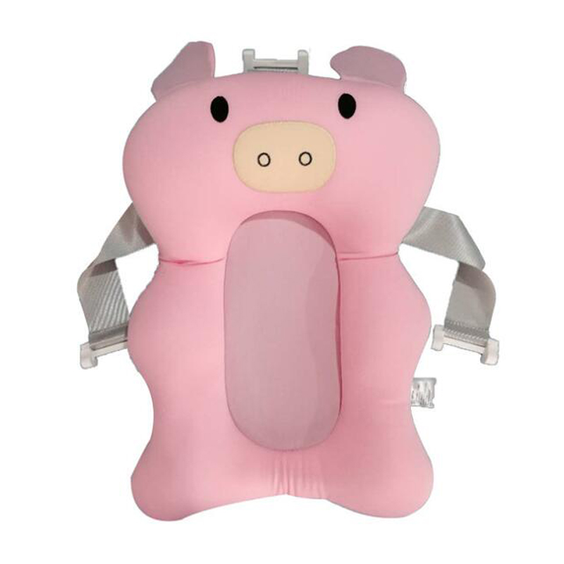 1pc Portable Baby Non-Slip Bath Tub NewBorn Air Cushion Bed/Chair/Shelf baby bath net Shower Cute Animal Cartoon Baby Bath Pad