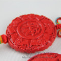 Beijing Traditional Lacquer Lacquerware Trumpet Chinese Knot Car Pendant Jewelry Chinese Style Characteristic Gift