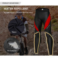 WOSAWE Men Cycling Tights GEL Pad Bib Pants MTB Winter Thermal MTB Road Bike Bicycle Pants Padded Legging Cycling Trouser Shorts