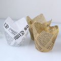 150pcs Paper Cup Newspaper Safe Creative Holder Cake Wrapper Paper Cup for Cake Shop Birthday