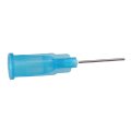 1/2'' Plastic 23Ga +Stuck Connector Stainless Steel Dispenser Needles Liquid Adhesive Glue Syringe Pack of 100