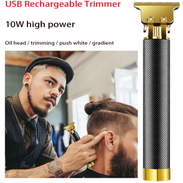 Close-cutting Digital Hairdresser Electric Hair Clipper Professional Barber Men Hair Trimmer Rechargeable 0mm T- Blade Machine