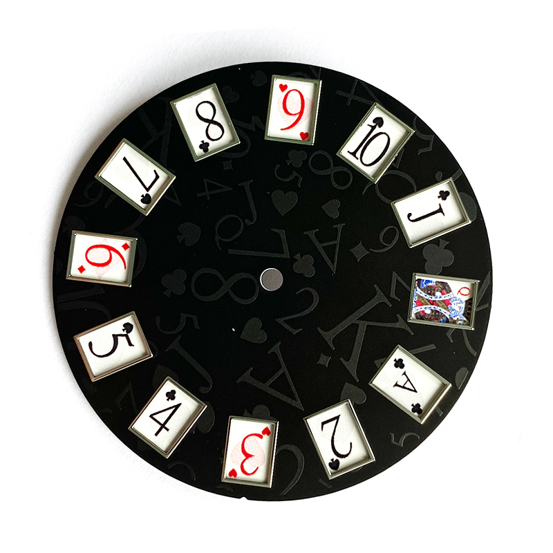 Poker watch design watch dial