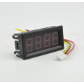 GWUNW BY456V DC 0-30.00V (30V) 4 bit digital voltmeter Panel Meter red blue green 0.56 inch Voltage Tester Meter