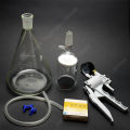 1000ml,Suction Filtration Kit,70mm Funnel,1L Flask W/Vacuum Pump & Filter Paper