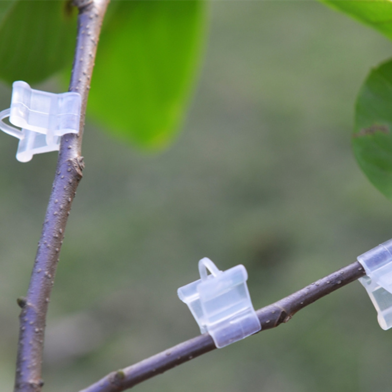 100pcs! Seedlings Grafted Branches Clip Flower Seedlings In Plastic Connecting Parts Arts Grafted Nursery Accessories