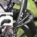 Bike Lock Digit Code Combination Bicycle Lock Bicycle Security Lock MTB Anti-theft Lock Steel Cable Chain Bicycle Accessories