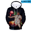 New Hip Hop Rod Wave Hoodie Sweatshirt Fashion Men/women Casual 3D Hoodie Boys/girls Streetwear Long Sleeve Rod Wave Tops