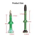 Bicycle Valve For Compatible Road MTB 40/60mm Bicycle Tubeless Tire Aluminum Alloy Vacuum Extension Nozzle Stem Bike Accessories