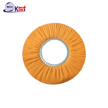 Yellow airway cotton cloth buffing wheel z-type