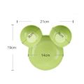 Baby Tableware Set (Bowl + Fork + Spoon) New Children Feeding Cute Mouse Fruit Snack Dishes Kids Tableware Set Baby Bowl Set