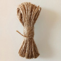 10 meter/lot 1mm Natural Jute Rope DIY Tag Label Hang Rope Wedding Home Accessories Decorative Twine Jute String Gardening Cord