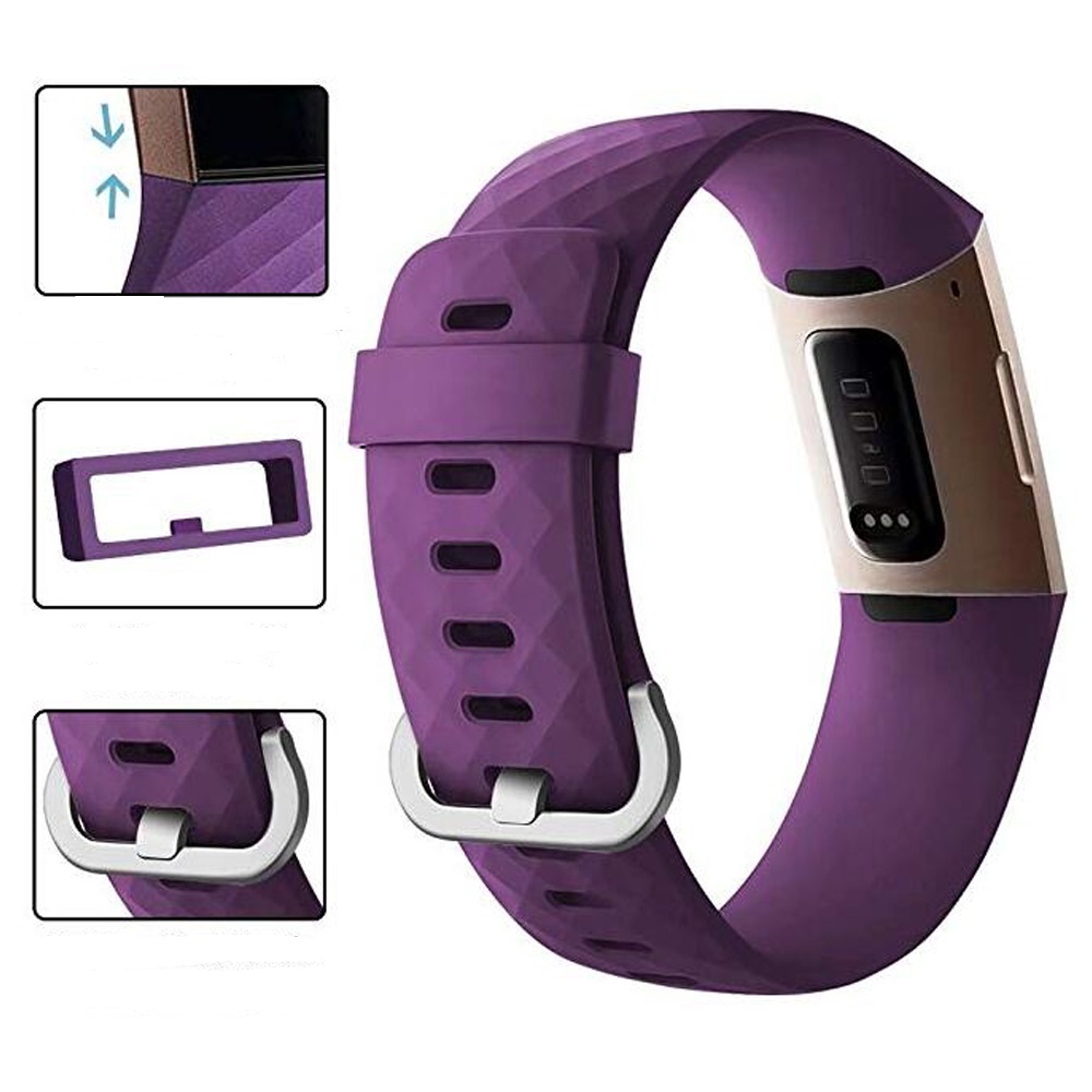 Strap for Fitbit Charge 3 4 Silica Strap Replacement Wrist Belt Sports Strap for Fitbit Smart Watch Band Accessories Strap D18