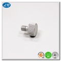 CNC lathe machining  screw aluminum cap nut