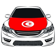 The Republic of Tunisia Hood flag 3.3X5FT 100%High elastic fabric Engine Flag