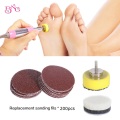 100pcs Electric Callus Peel Remover Replace Foot Sanding File Hard Dead skin Polisher Exfoliating Grinding Pedicure Tool Smooth