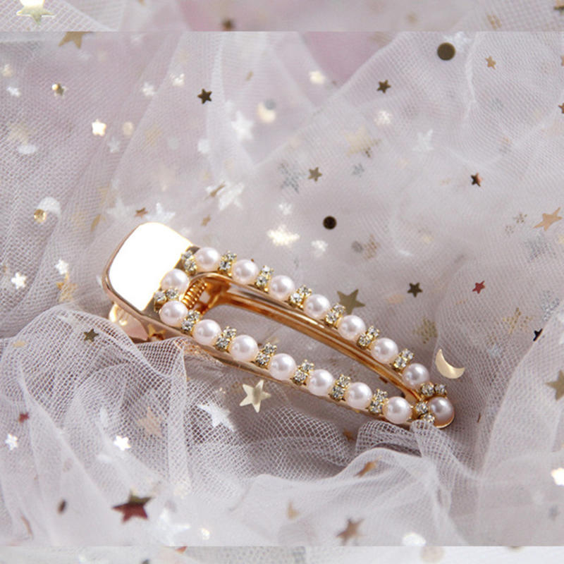 Fashion Imitation Pearl Hair Clips Women Hair Barrette Hair Pins Handmade Hair Accessories Styling Tools For Girls Gifts