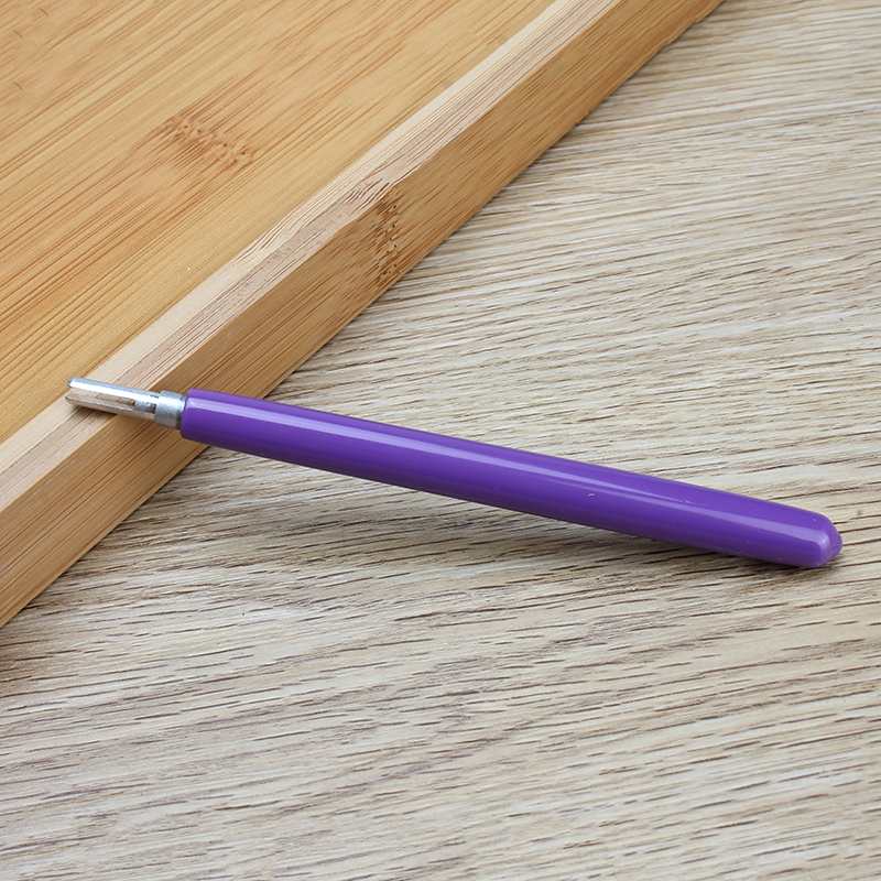 Aluminum PVC Paper Cutting Pen DIY Origami Scrap Reservation Manual Slot Tailor Craft Paper Gadgets Diffraction Paper Tools