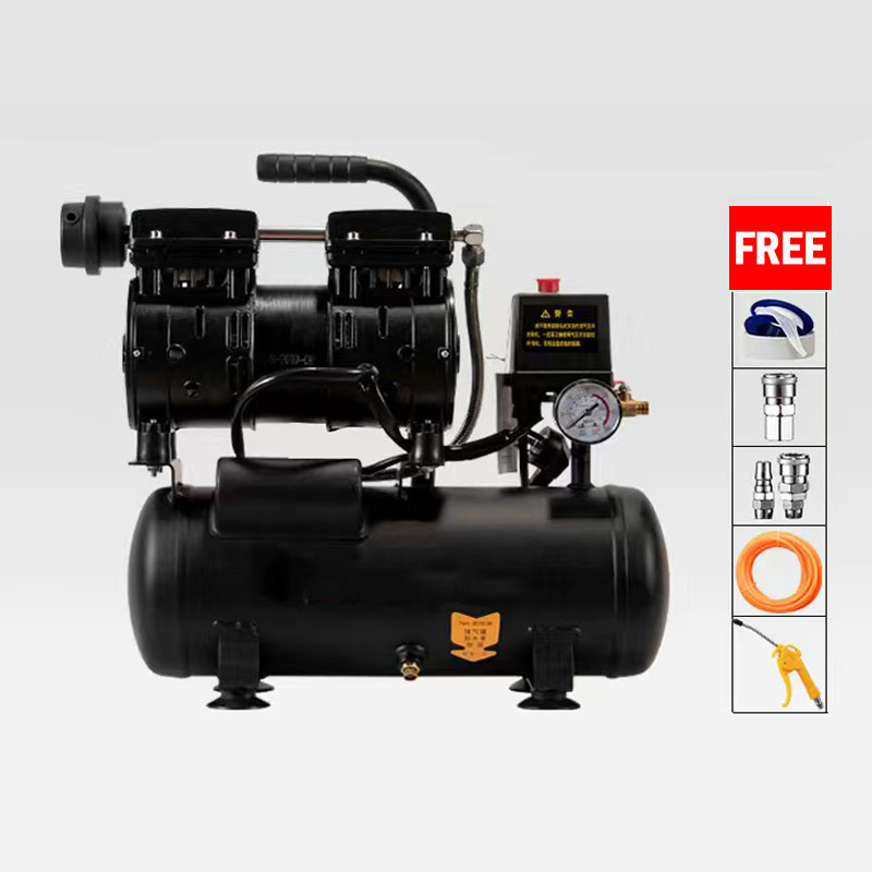 0.8 /1 /1.4 /2Hp Inflatable Small Piston Air Compressor Oil Free Air Pump with Low Noise Woodworking Paint Spray Pneumatic tools