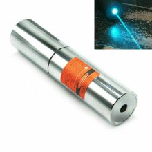 488nm 1mW Focusable Cyan-Blue Dot Laser Pointer Waterproof Lazer Flashlight Torch 18350