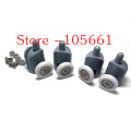 4X 25MM BOTTOM SHOWER DOOR SINGLE WHEELS ROLLERS RUNNERS PULLEYS PARTIALITY