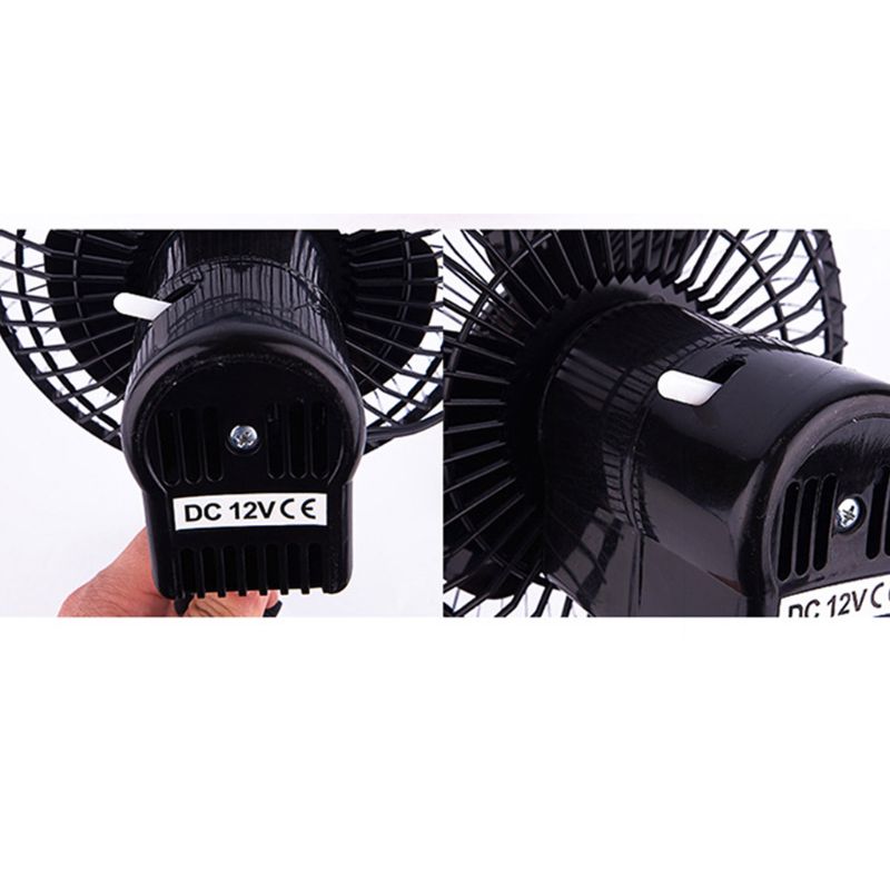 Cooling Electric Suction Cup Car Fan 12V Auto Powerful High-wind Multipurpos C6UB