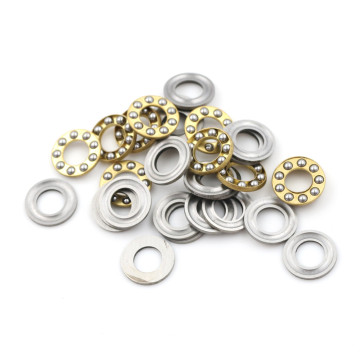 10pcs Pratical Miniature Thrust Bearings F8-16M Metal Axial Ball Bearing Set For Hardware Accessories 8x16x5mm