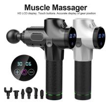 1PC HOT SALE Electric Muscle Relaxation Massager Hand-held Massage Gun Fitness Equipment LCD Digital Display Health Dropship