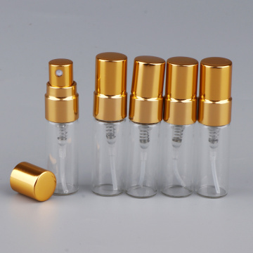 Set of 5Pcs Mini Portable Refillable Perfume Scent Aftershave Sprayer Empty Spray Bottles for Travel Purse, 3ml