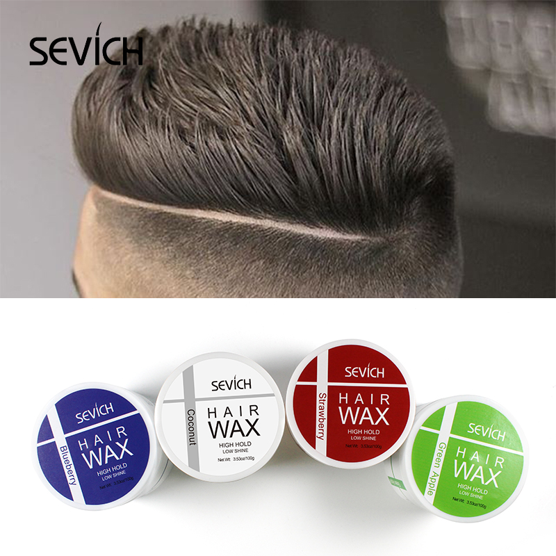 Sevich Four Taste Hair Wax Hair Dry Styling Wax Salon Product Strong Hold Hair Gel Wax For Hair Men Long lasting 100g Hair Cream