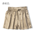 100% Real Silk Heavy Silk Women's Shorts solid colors belted waist in 5 colors one size JN432