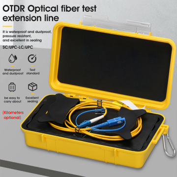 Free shipping SC/UPC-LC/UPC OTDR Zone Eliminator,Fiber Rings ,Fiber Optic OTDR Launch Cable Box 500M 1Km 2Km SM 1310/1550nm