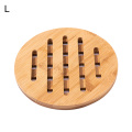 Bamboo Trivet Non-Slip Heat Resistant Hot Pot Holder Mat Pads Coffee Tea Cup Holder Table Decorative for Hot Pans Dishes Coaster