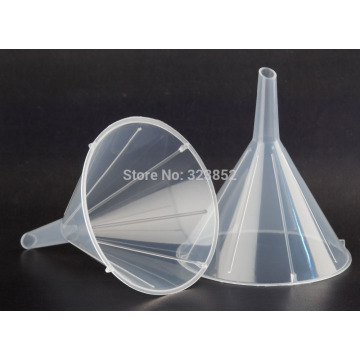 Mini Funnel Plastic Small Funnels Dia.55mm PP Short Stem Inside Dia. 4.5mm Autoclavable Pack of 25