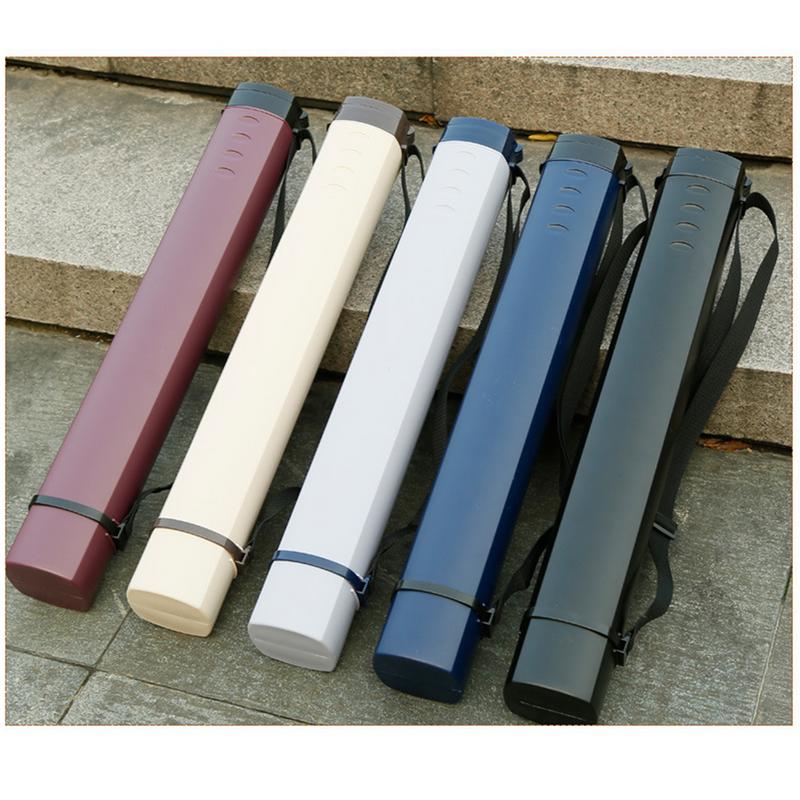 160cm Telescopic Drawing Storage Tube Square Drawing Back Tube Calligraphy Painting Collection Barrel Art Tools Scroll Holder